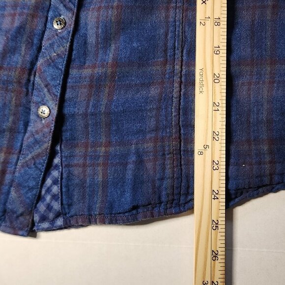 Women's XL Harley Davidson HD Plaid Button Up Long Sleeve Shirt - Picture 9 of 9